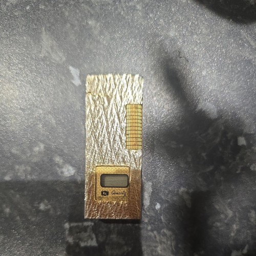 Vintage lighter with lcd clock - vintage,