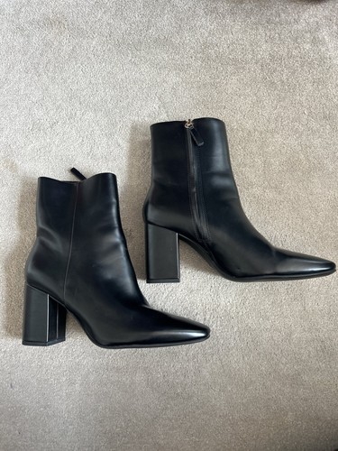 Black ankle boots women - black,