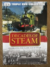 Decades of Steam Box Set DVD 3 DVD 1920s, 1930s And British Steam Of Yesteryear