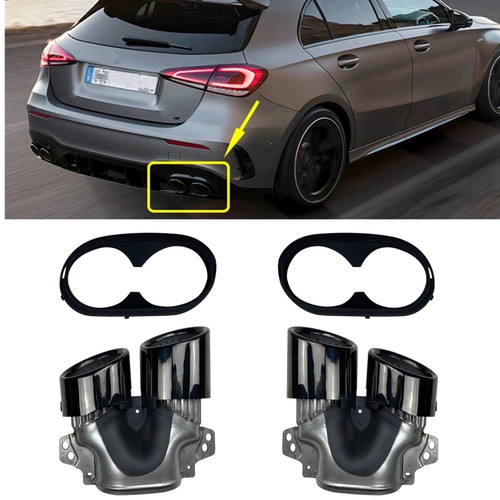 Black tail exhaust pipe - black,