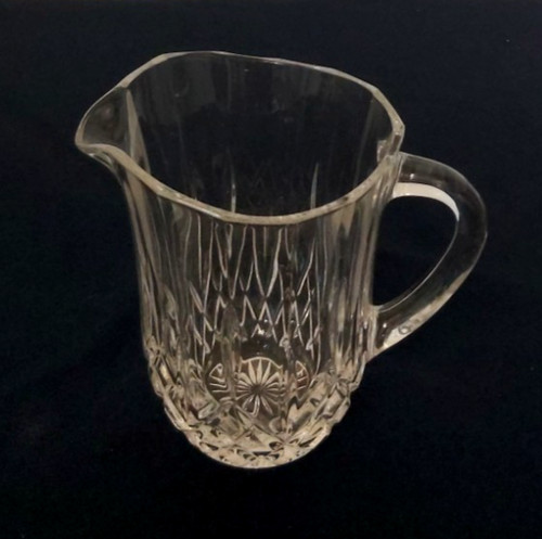 Heavy vintage glass lemonade - glass,