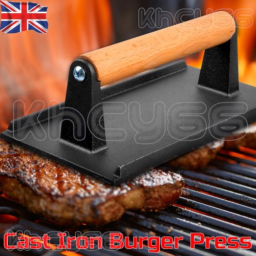 Burger press cast iron steak - burger,