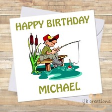 Personalised ' LAKE FISHING '