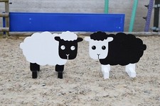 Sheep show jump - jump,