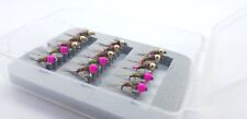Barbless Micro Nymph Tungsten Pheasant Tail Sz 14,16,18 Box Trout River Fishing