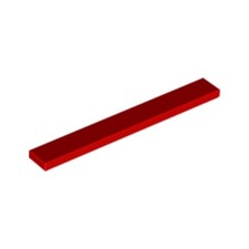 Lego Bricks 10x Bright Red 1x8