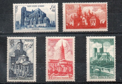 French stamp series yt 772 - french,