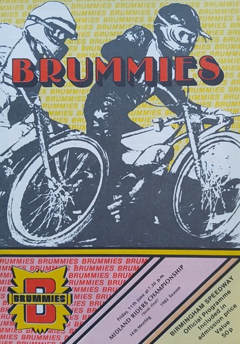 Birmingham speedway programme - birmingham,