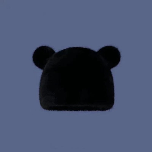 Winter bear ear hat warm - bear,