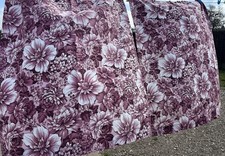 Vintage Pair Of Curtains Retro