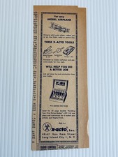 Vintage print 1954 acto - ad, x-acto