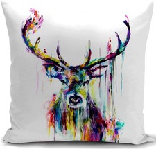 HUASHUZI Cushion Cover Stag