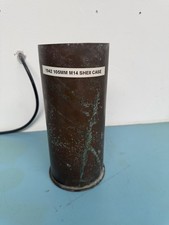 Vintage Heavy Brass  Artillery Cartridge Shell 1942 105mm M14 