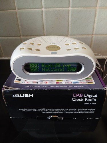 Bush dab clock radio - clock,