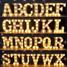 LED Light Up Alphabet Letters