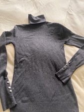 Zara Dark Grey Roll Neck Polo