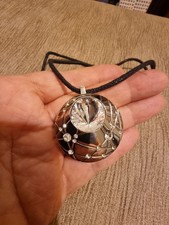 Swarovski Aura Crystal Touch Make up Jewel Highlighter necklace pendent RARE