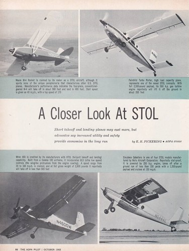 Stol aircraft report - stol,