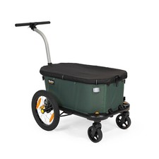 Burley Bike Trailer - Hopper Cargo Trailer Detachable Travel Cart + Rain Cover
