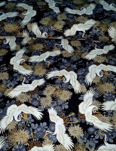 Crane japanese grey black - japanese,