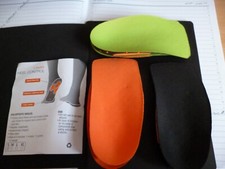 ORTHOTIC INNER SOLES x 3 PAIRS.