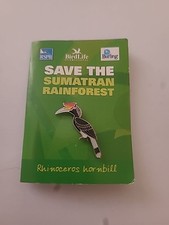 RSPB Rhinoceros Hornbill Pin Badge
