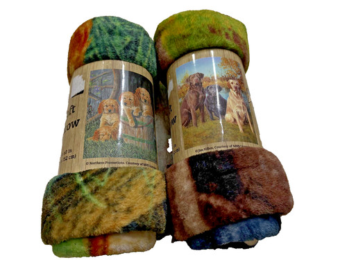 New fleece throws black - 2,