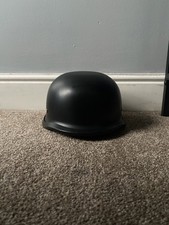 German Style Motorcycle Half Helmet Open Face Cruiser Chopper Biker Skull UK