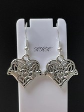 Irish Claddagh Heart Earrings