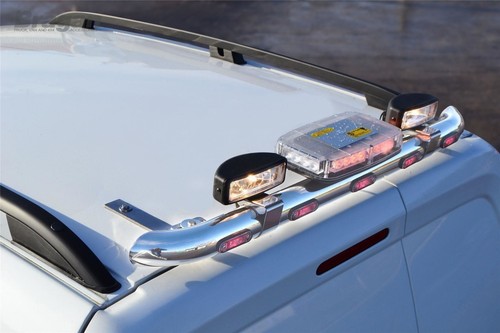 Rear roof bar function - +, leds