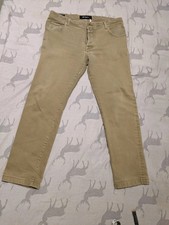 KITON NAPOLI italy Brown beige Jeans Denim Pants Size 38 w36 leg 29 