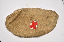British Army Jute Medic Helmet Cover Hessian