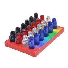 Hot Sale Acrylic Nasal Snuff Bottle Bullet Head Snuff Portable Plastic Material