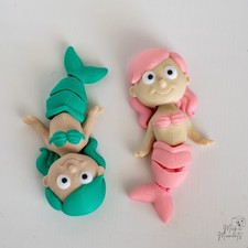 3D Printed Mermaid Figurines