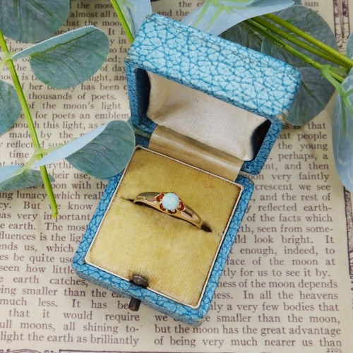 Antique 9ct rose gold - , gypsy