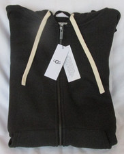 LADIES GENUINE UGG BLACK  ZIP