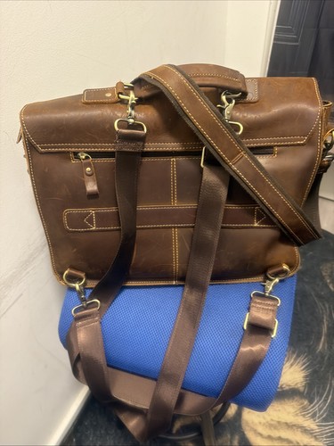 Leather hand shoulder bag - leather,