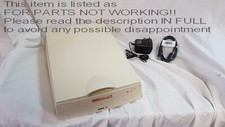 READ DESCRIPTION!! AGFA snapscan 1212u A4 Desktop Flatbed Scanner with USB & Pow