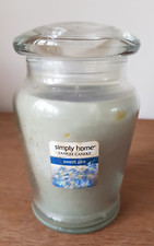 Yankee candle Sweet Pea Simply home Jar candle Deerfield label 12oz 55-75hr