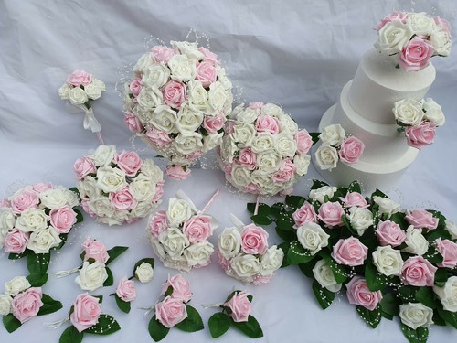 Wedding flowers ivory light - ivory,
