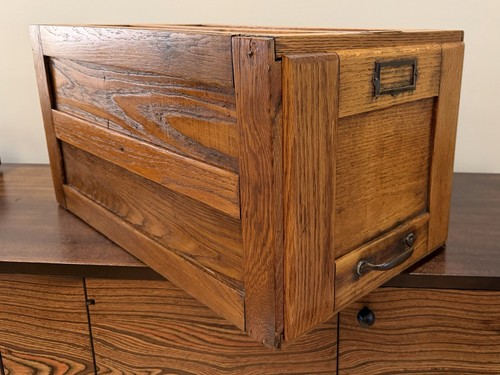 Antique single drawer file - antique,