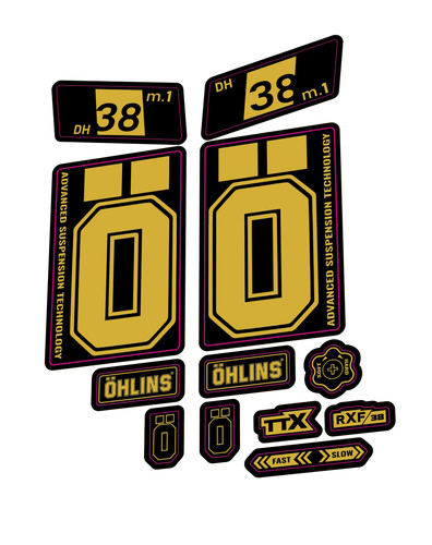 Ohlins 1 fork - dh, decal