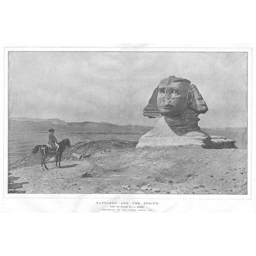 Napoleon and the sphinx - napoleon, by