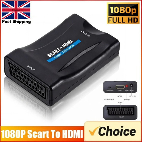 Scart hdmi converter - to,