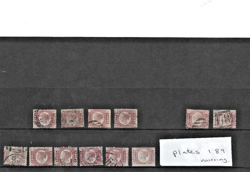 Queen victoria stamps 1870 - victoria,