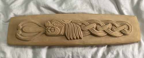Hand carved large celtic - hand,