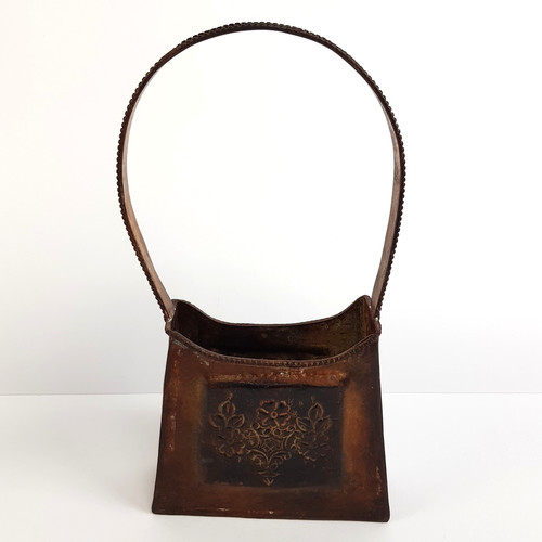 Vintage metal handbag shape - handbag,