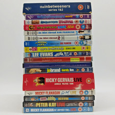 DVD Bundle/Job Lot x20 British Comedy/TV, Lee Evans/Jo Brand/Ricky Gervais +More
