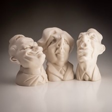 Spitting Image Finger Puppets Margaret Thatcher Ronald Reagan Pope John Paul II