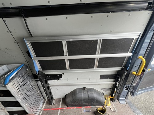 Metal van racking - racking,